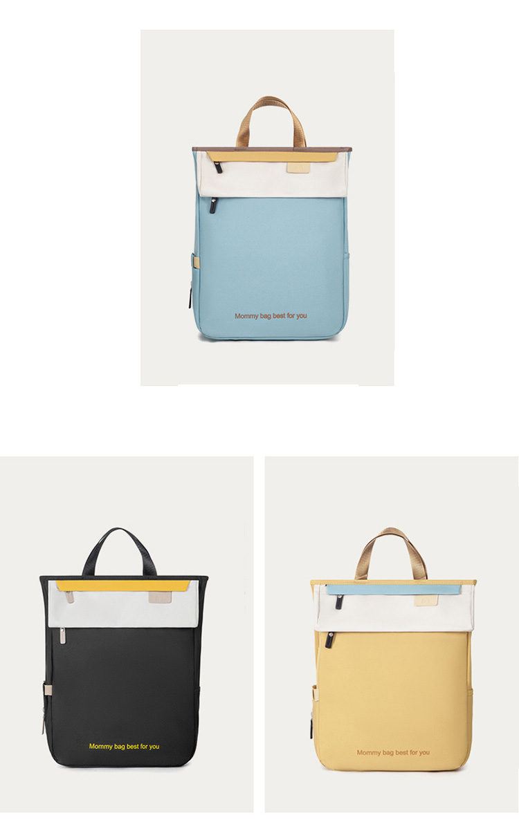 Wet-Dry Separation Diaper Bag-15.7"x12.2"x 6.2"