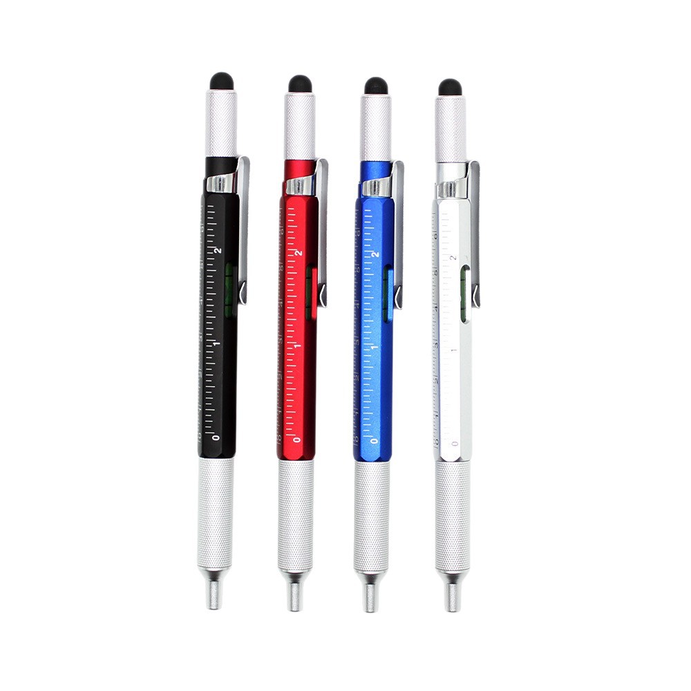 Metal Multi-Function Ballpoint Pen with Stylus & Screwdriver