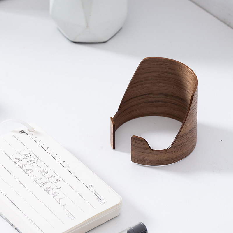 Black Walnut Desktop Tablet Holder