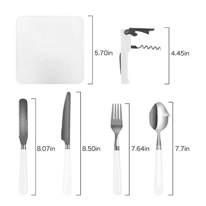 Stainless Steel Outdoor Picnic Utensil Set
