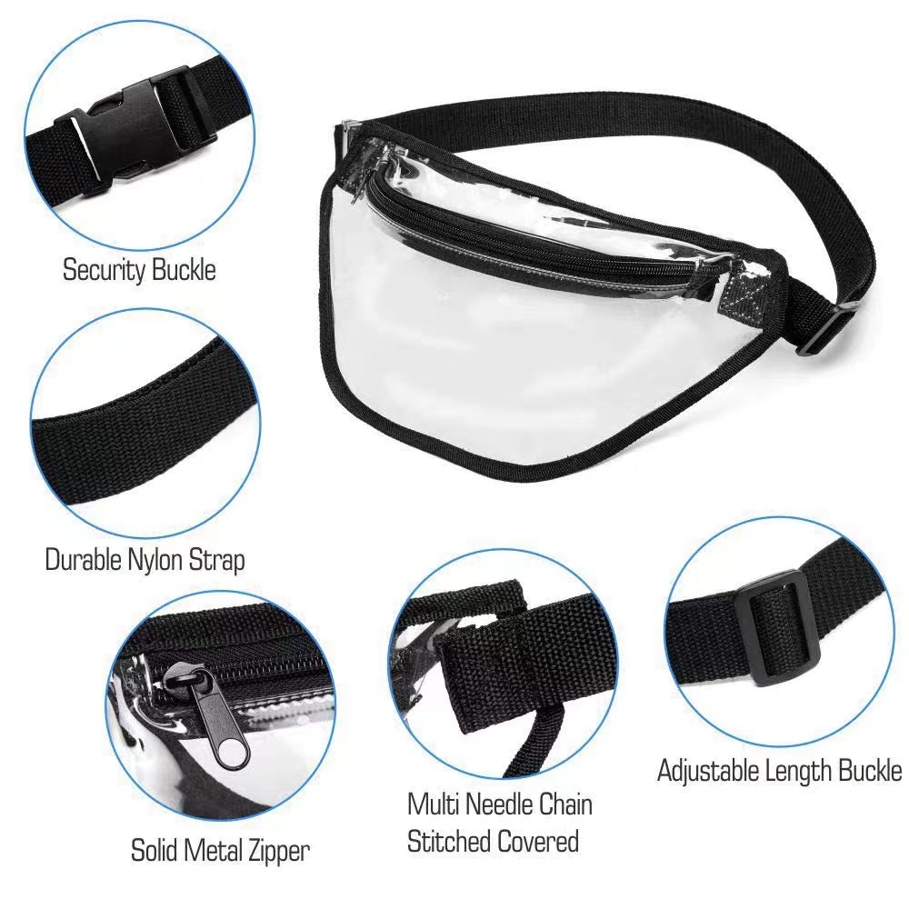 Transparent PVC Waterproof Fanny Pack