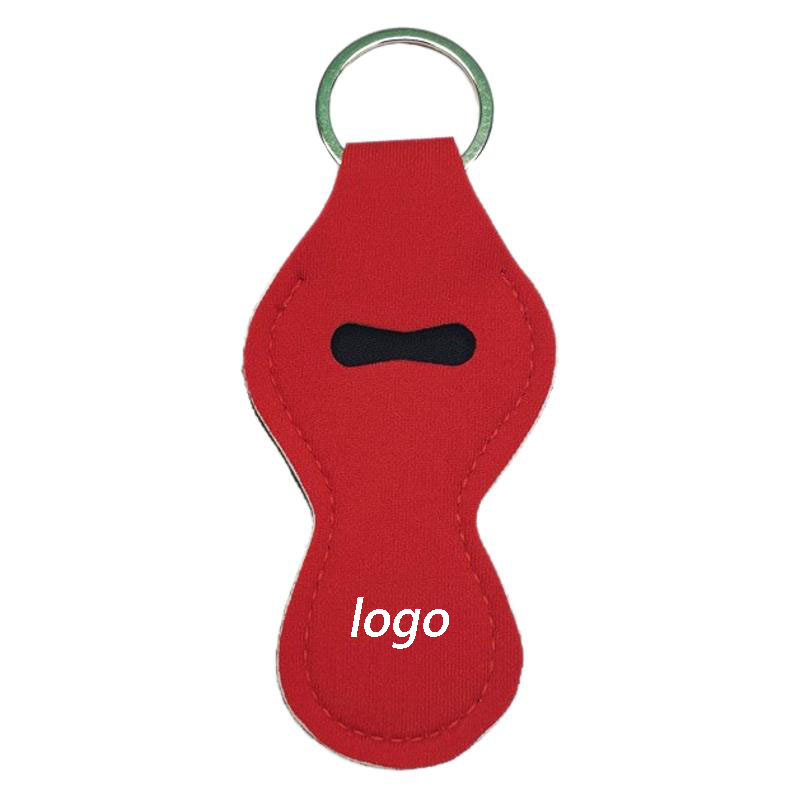 Neoprene Lip Balm Keychain