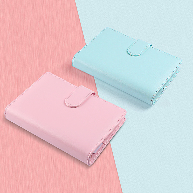 Pastel Leatherette Live Leaf Notebook