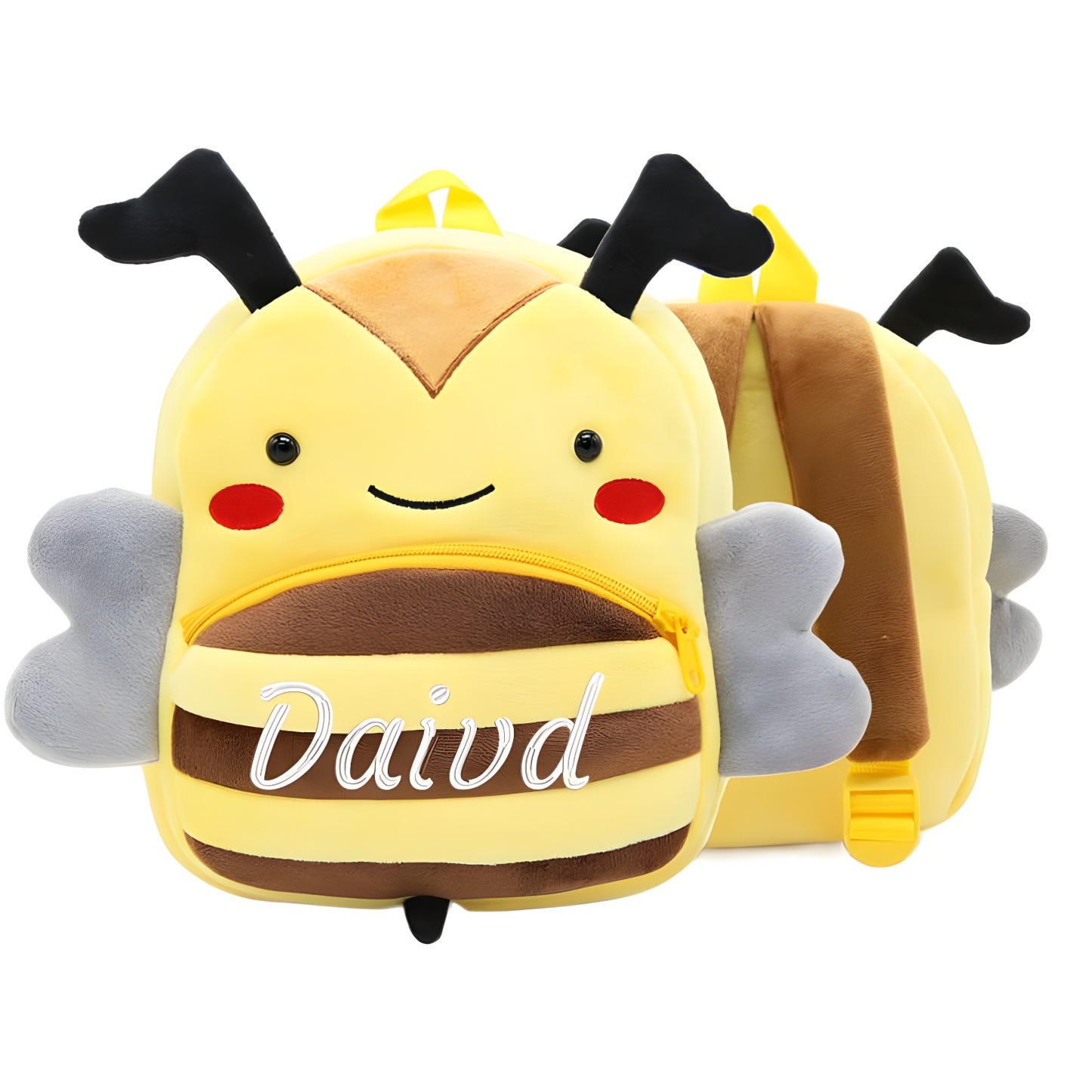 Embroidery Plush Kids Backpack