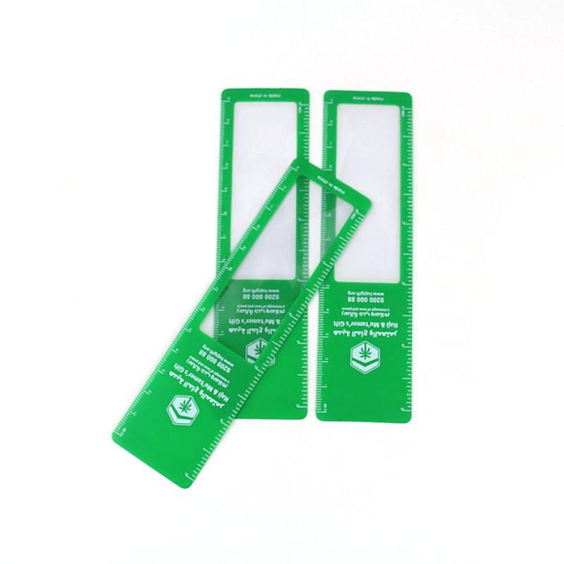 PVC Fresnel Magnifying Bookmark with Ruler