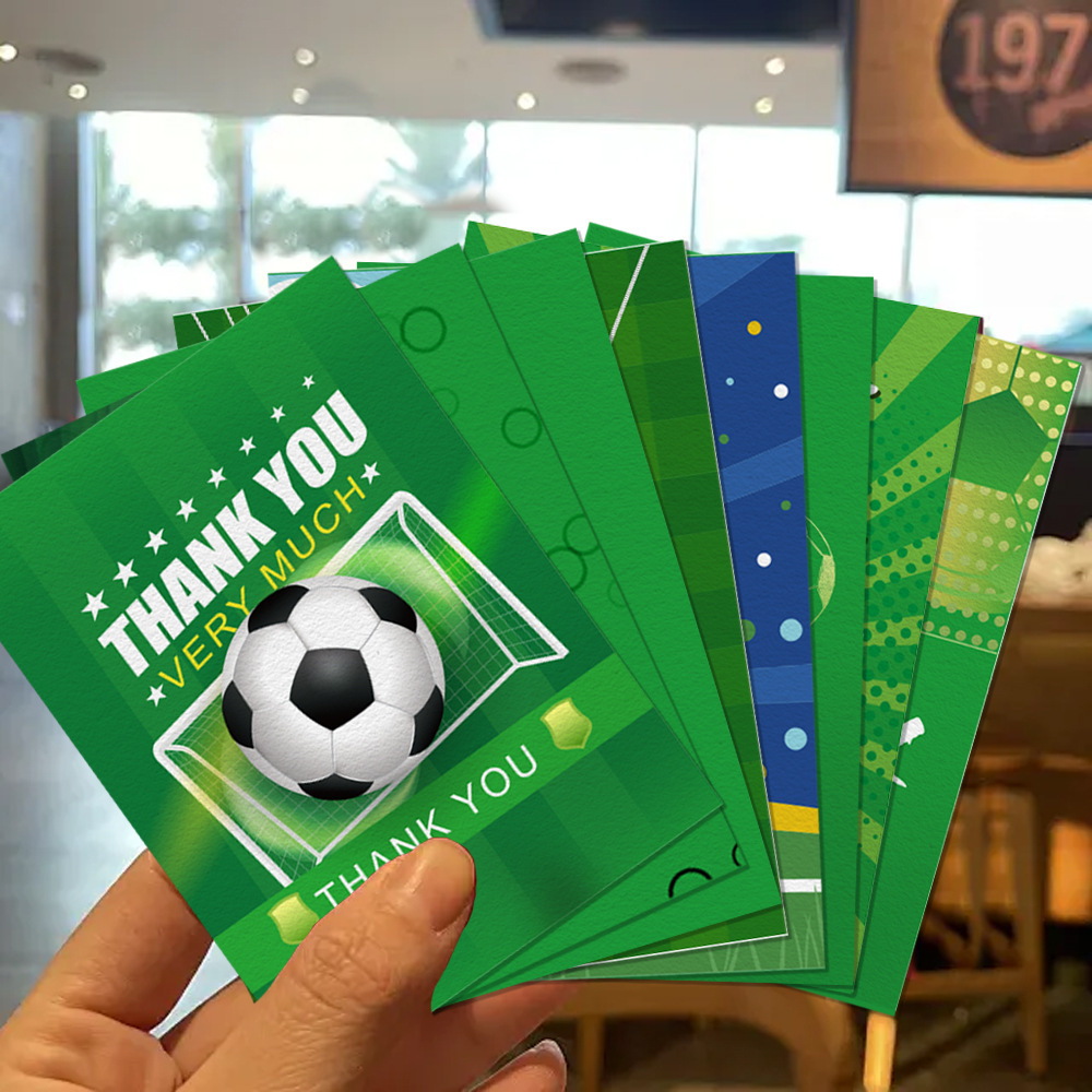 Cardstock Soccer World Cup Greeting Card Set