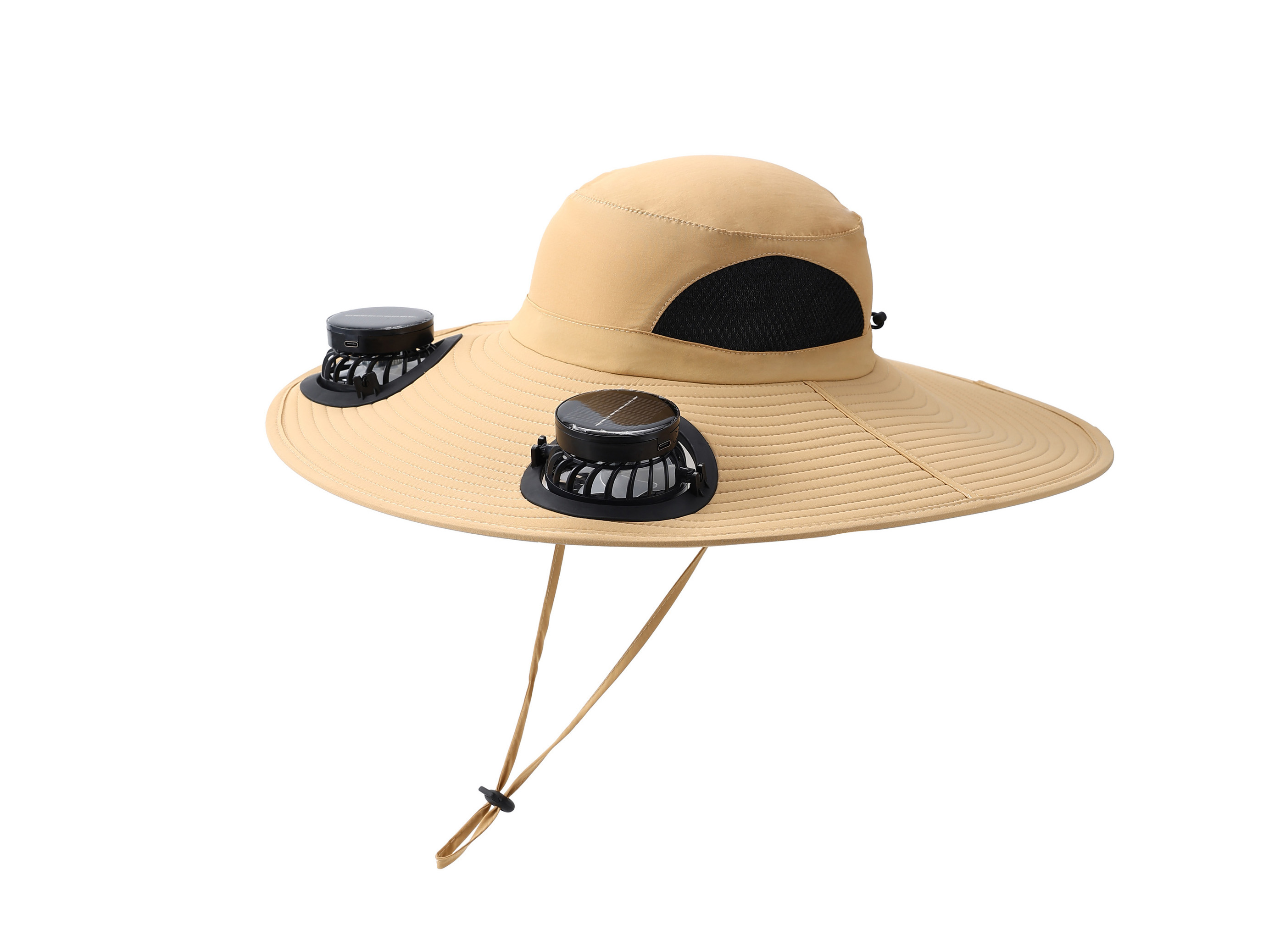 UV Protection Double Solar Fan Hat