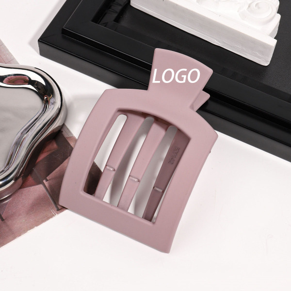 Matte Square Hair Claw Clip