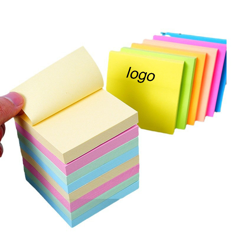 Vibrant Adhesive Notes - 3" x 3" - 100 Sheet