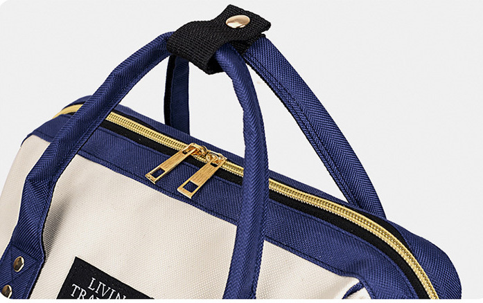 Oxford Cloth Diaper Mommy Bag with Bottle Storage-16.5"x9.8"x 6.6"