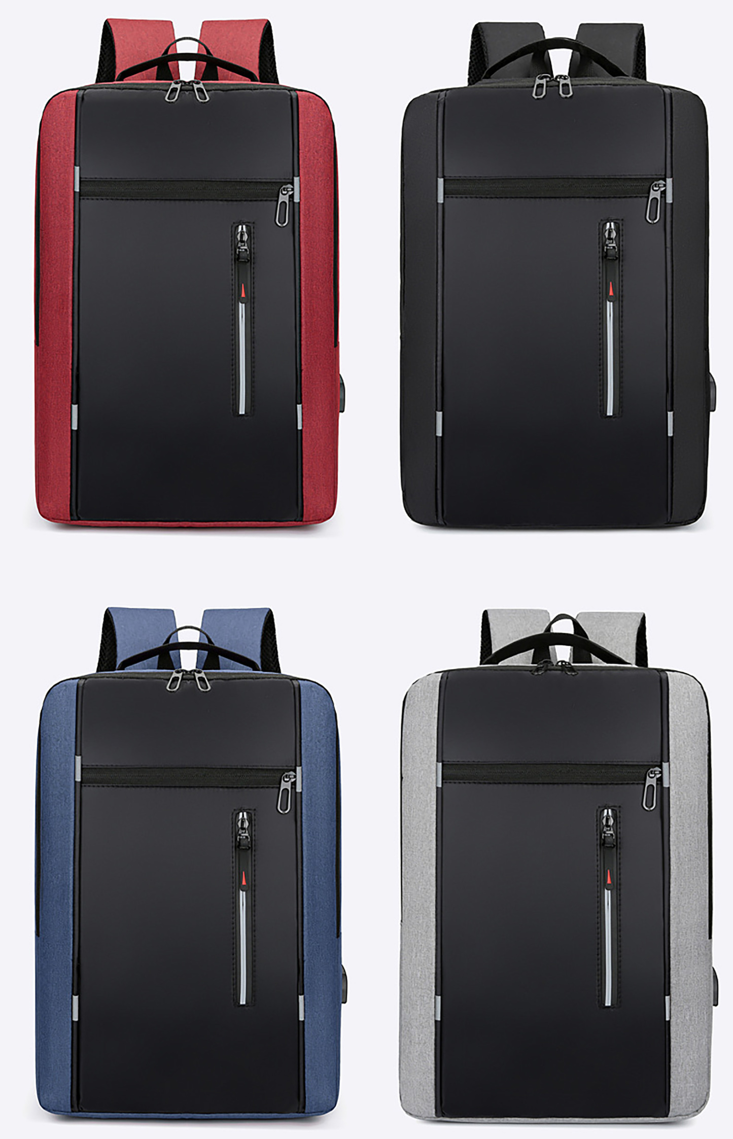 USB Large Capacity Backpack-16.9"x12.2"x 4.7"