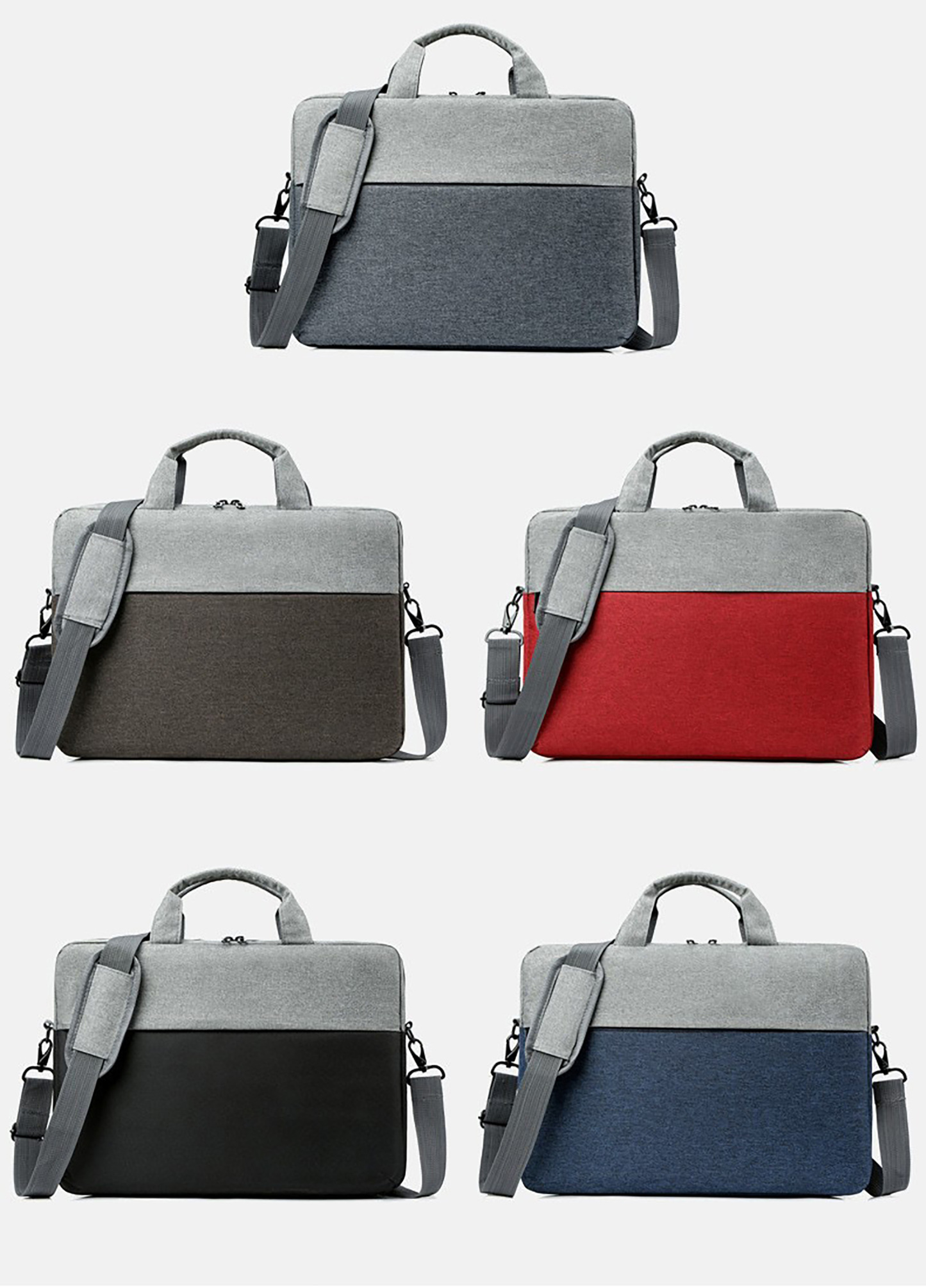 Nylon Business Laptop Bag-11.8"x16.1"x 1.9"