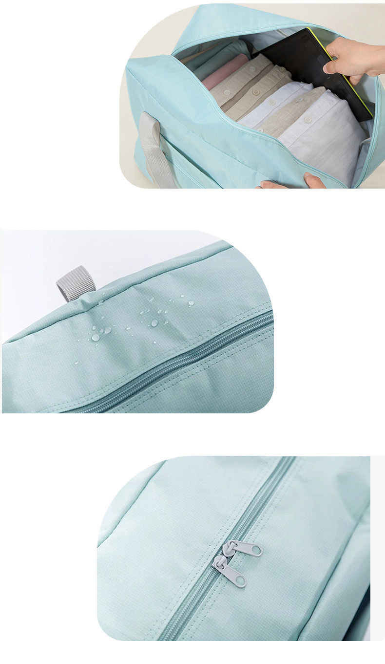 Oxford Cloth Foldable Travel Bag-17.7"x11.8"x 5.3"