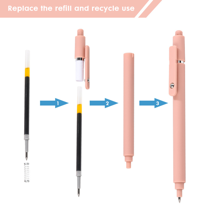 Plastic Click Gel Pen