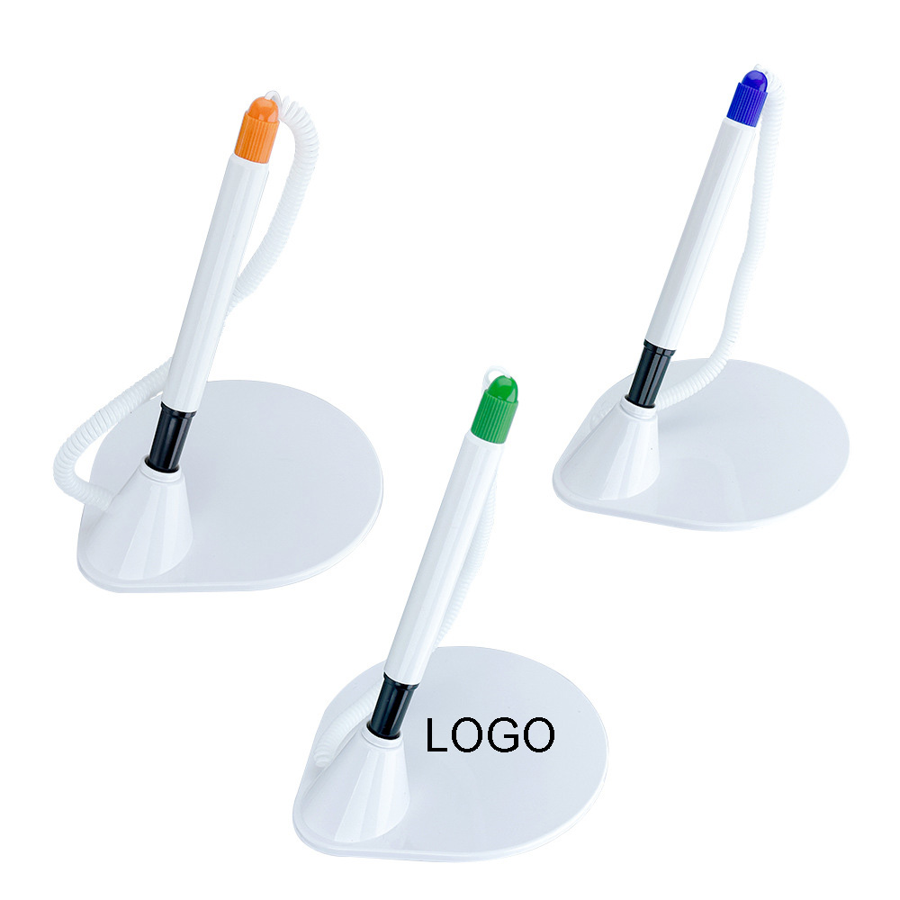 Counter Pen with Plastic Secure Cord