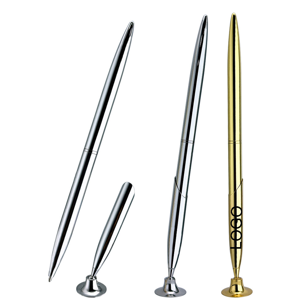 Metal Desk Pen w/Base