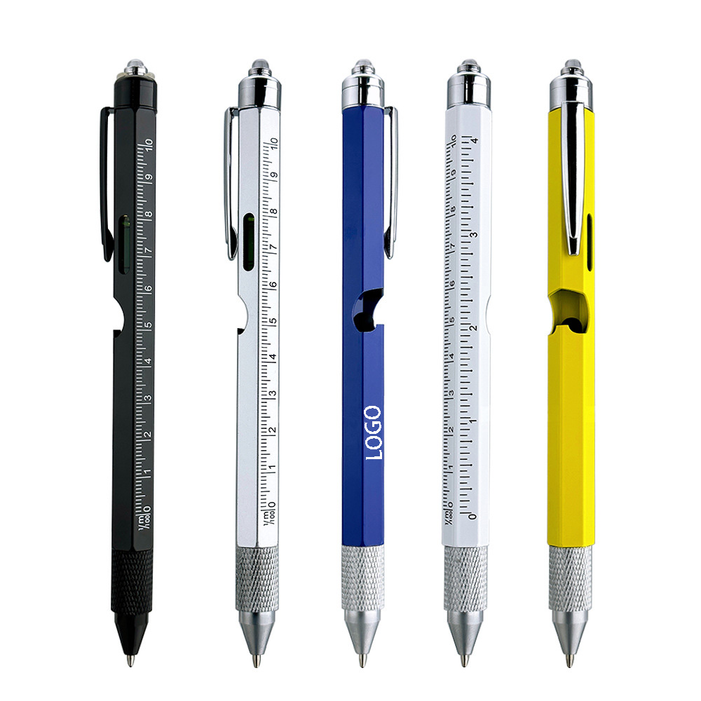 Metal Multi-Function Pen With Stylus