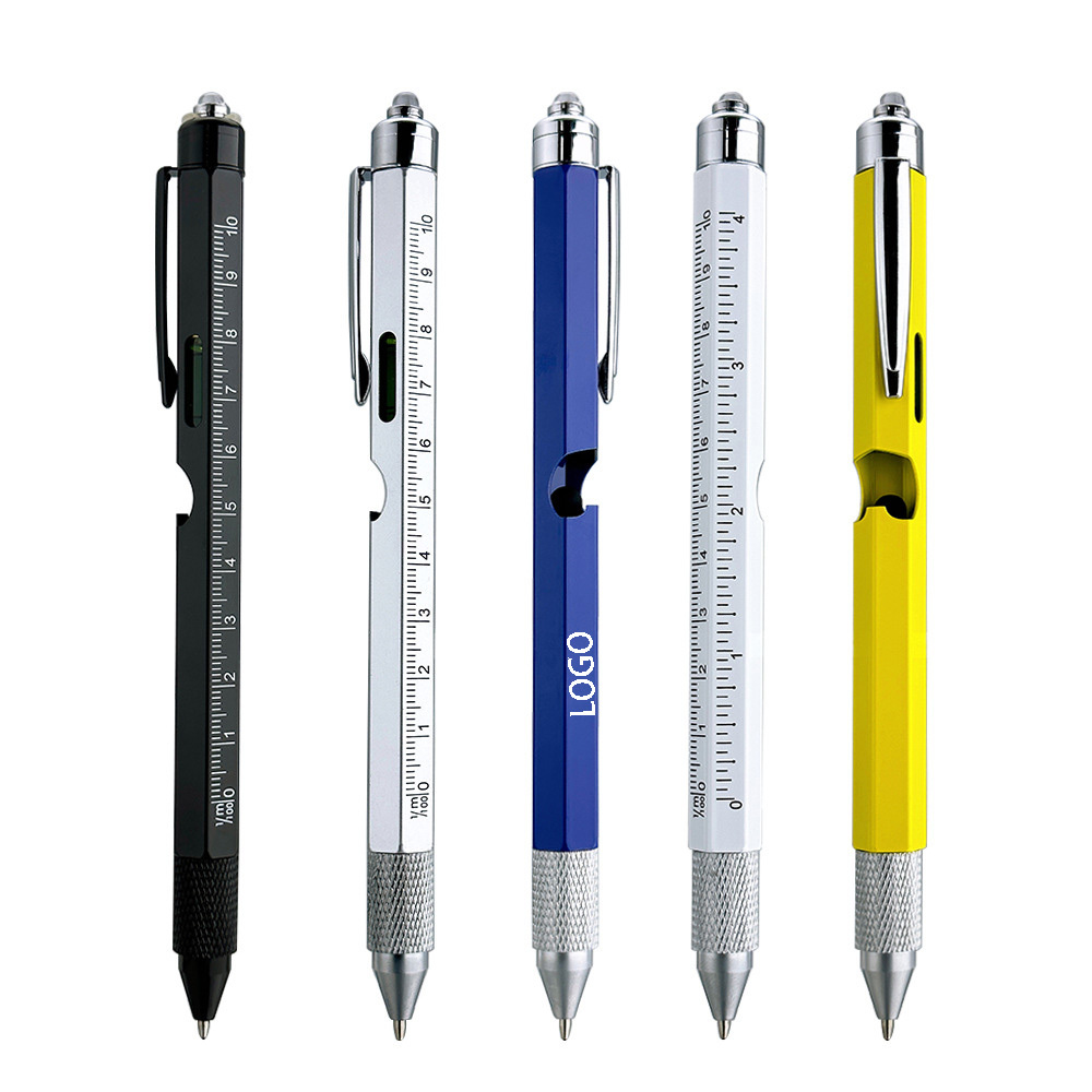 Metal Multi-Function Pen With Stylus