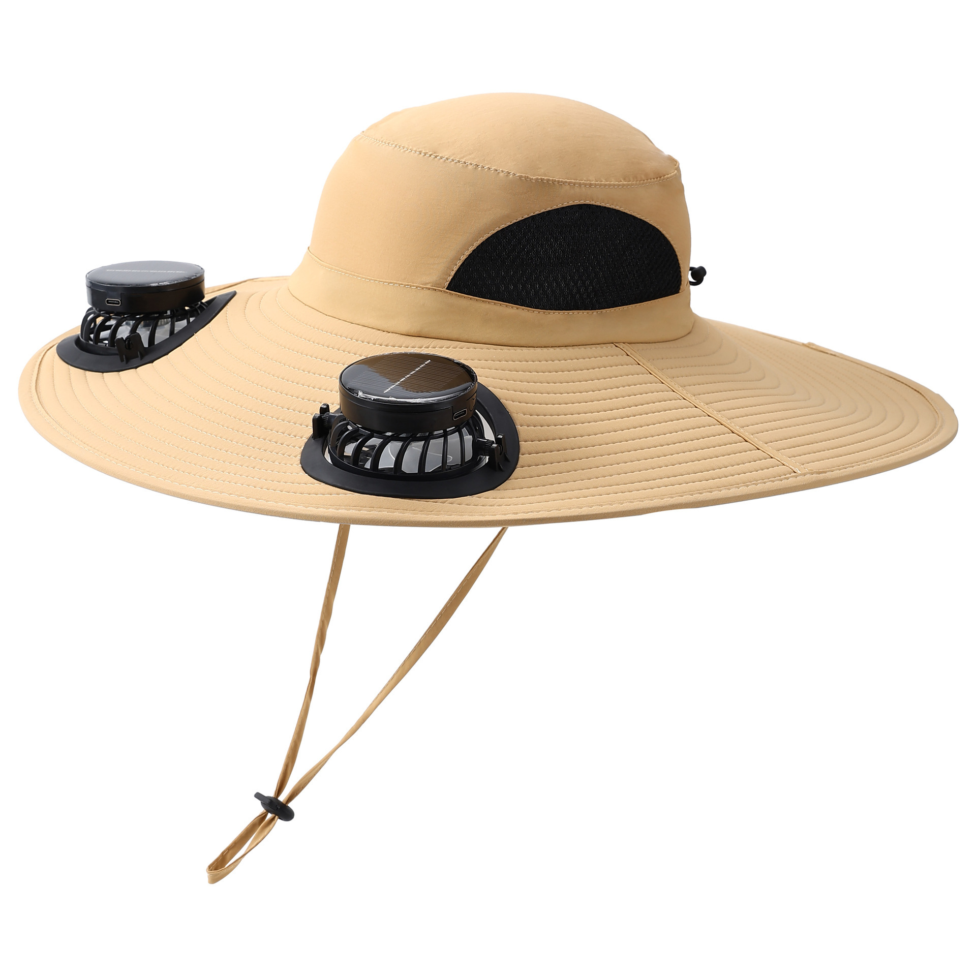 UV Protection Double Solar Fan Hat