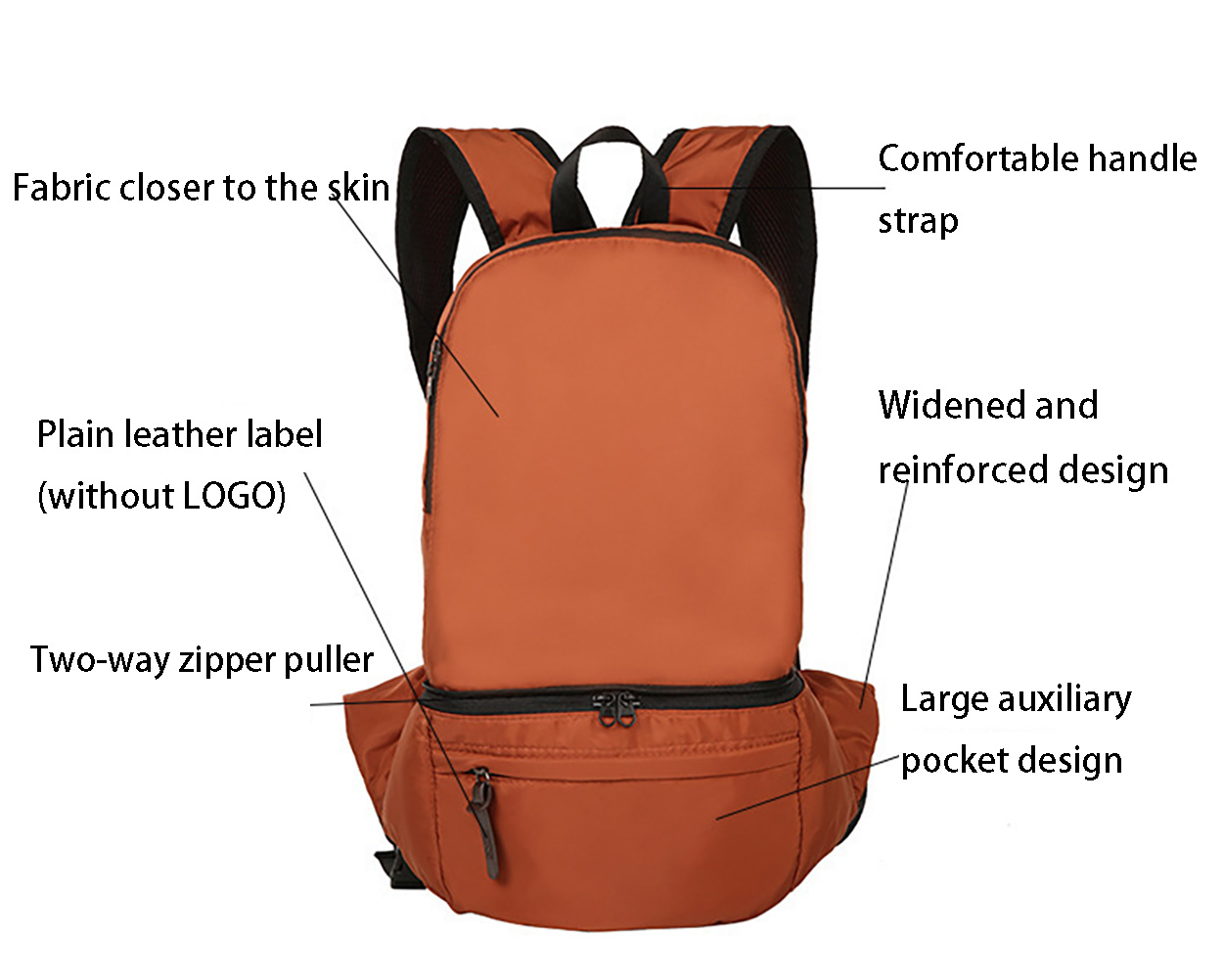 Dual-Use Polyester Outdoor Waist/Backpack