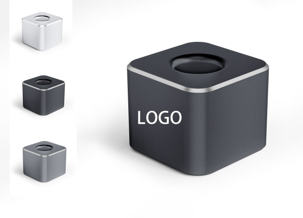 Aluminum Square Office Pen Holder