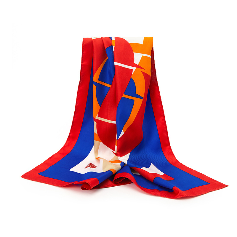 Elegant Silk-like Square Scarf