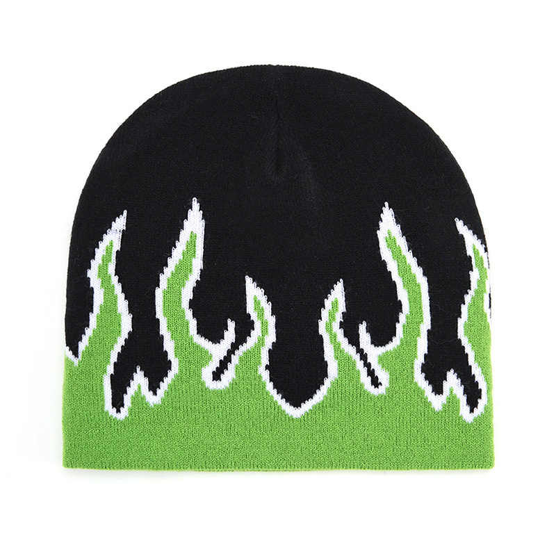 Flame Knit Beanie for Winter