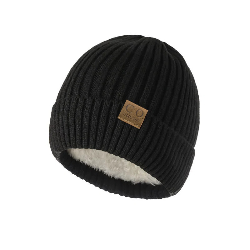 Double Layer Fleece Winter Beanie