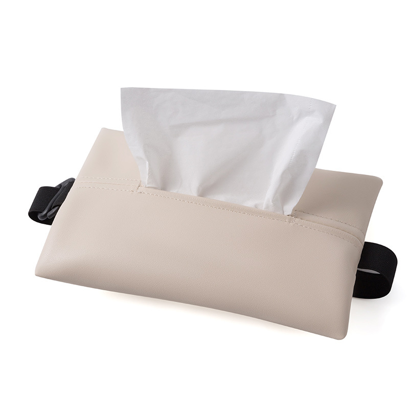 PU Leather Car Tissue Holder