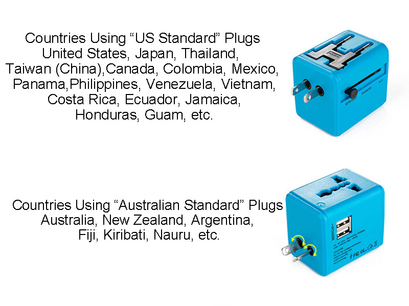 Universal Travel Adapter with USB