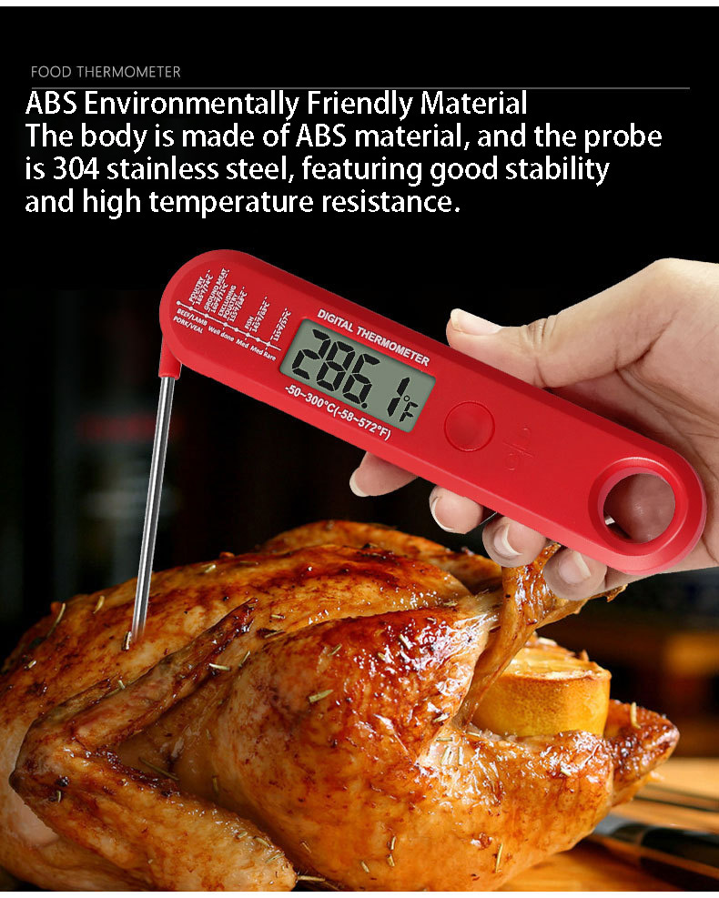 Grill & Bake Digital Thermometer W/ Hanging Hole