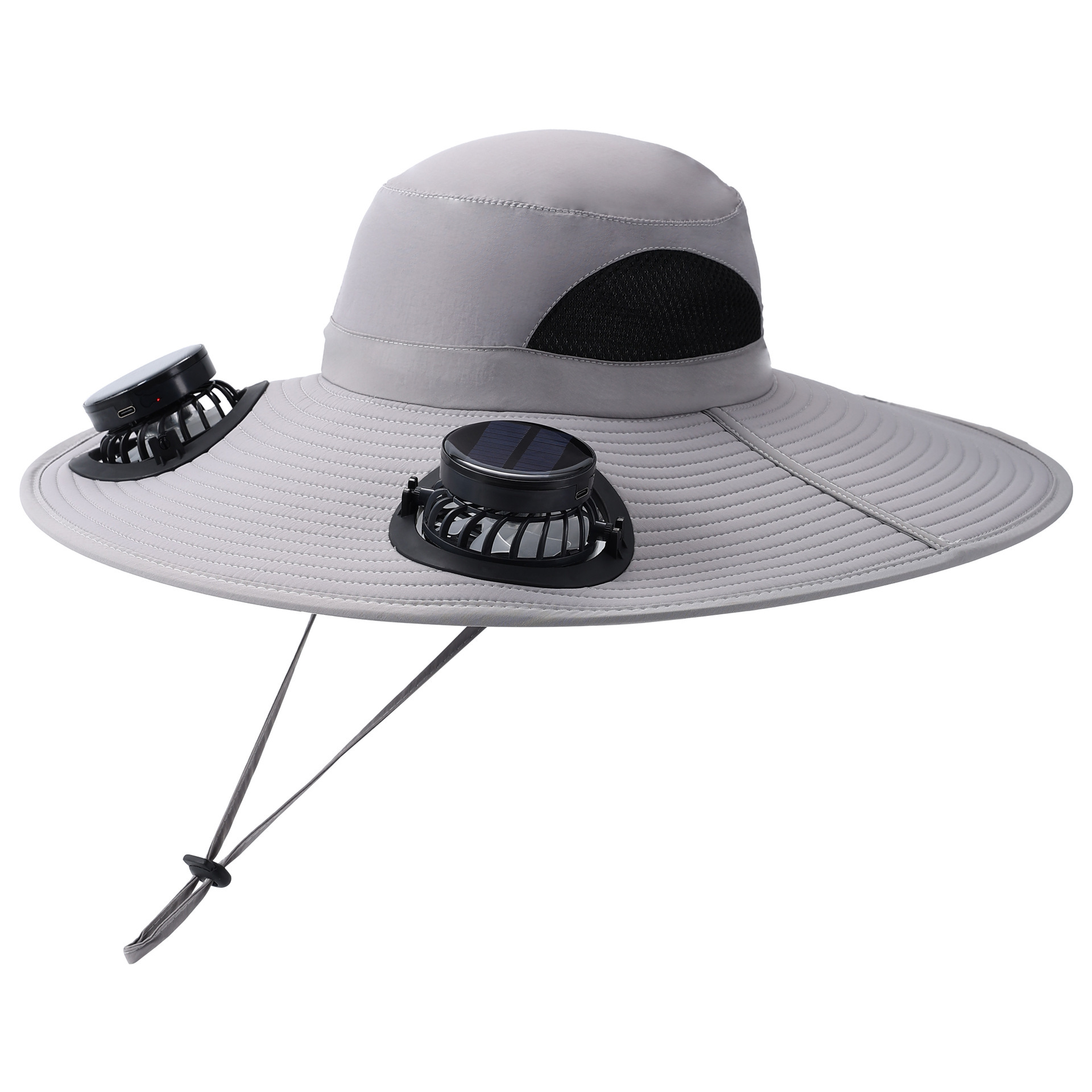UV Protection Double Solar Fan Hat