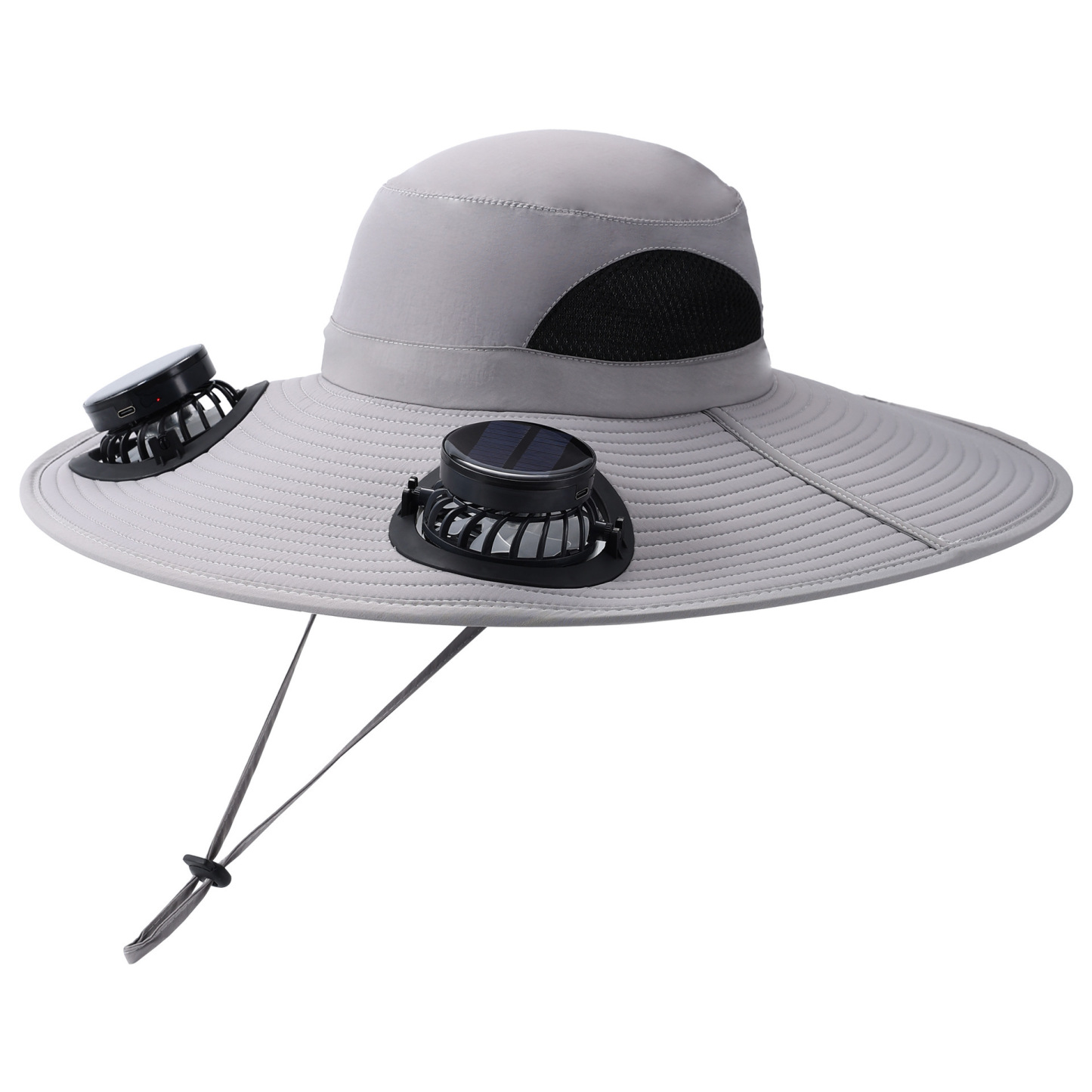 UV Protection Double Solar Fan Hat