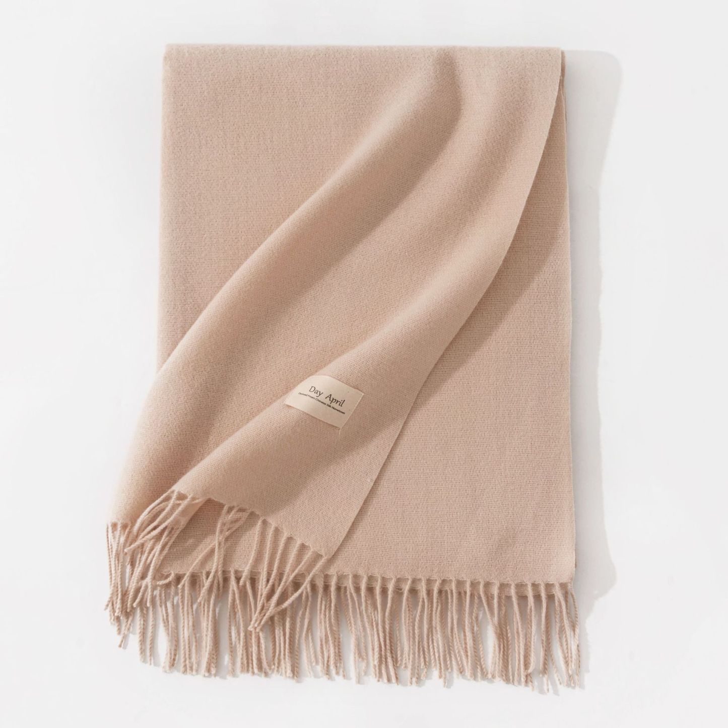 Polyester Winter Warmth Scarf W/ Tassel
