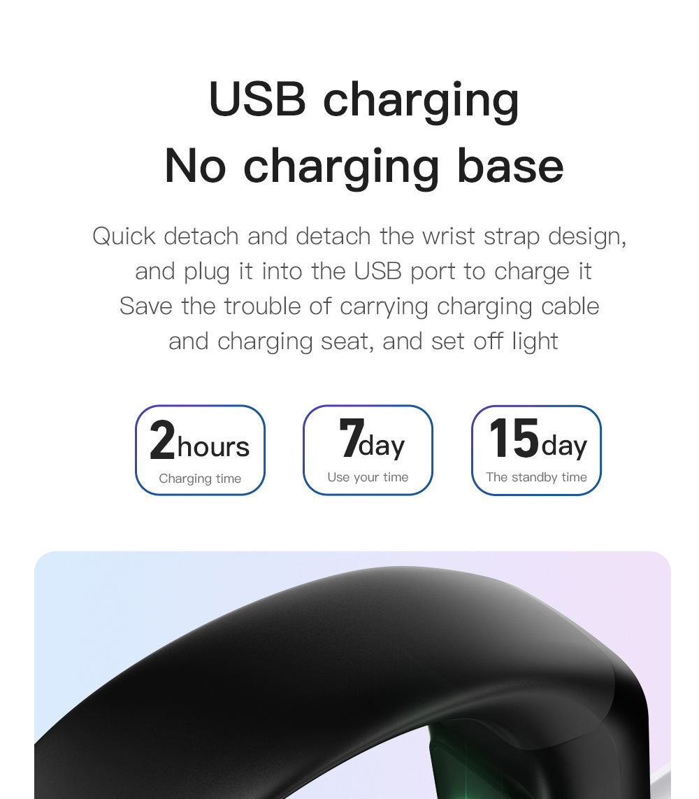 Smart Fitness Band with Heart Rate Monitor