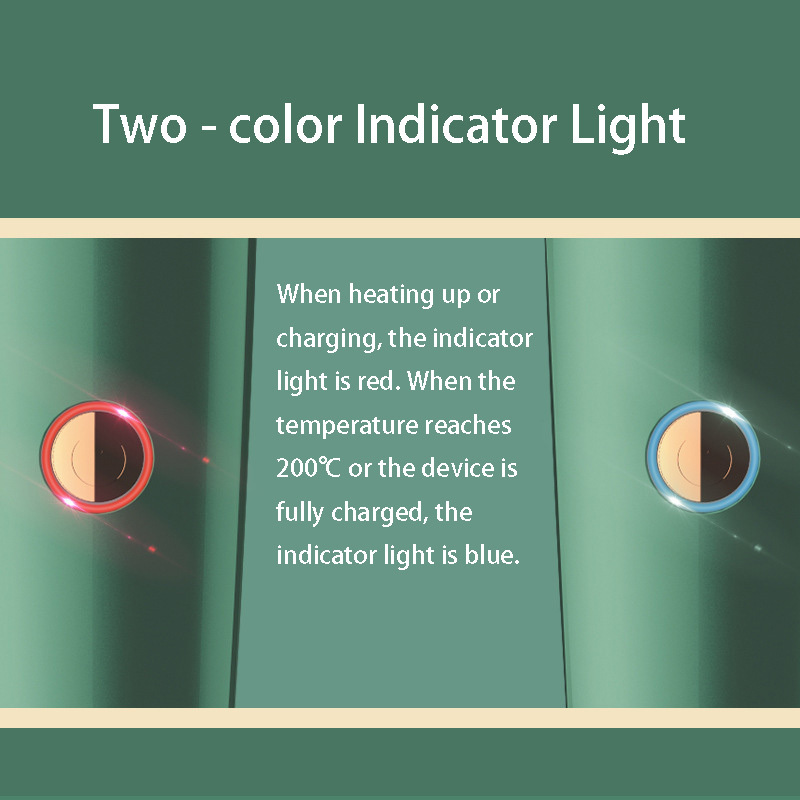 USB Charging Portable Hair Straightener Brush