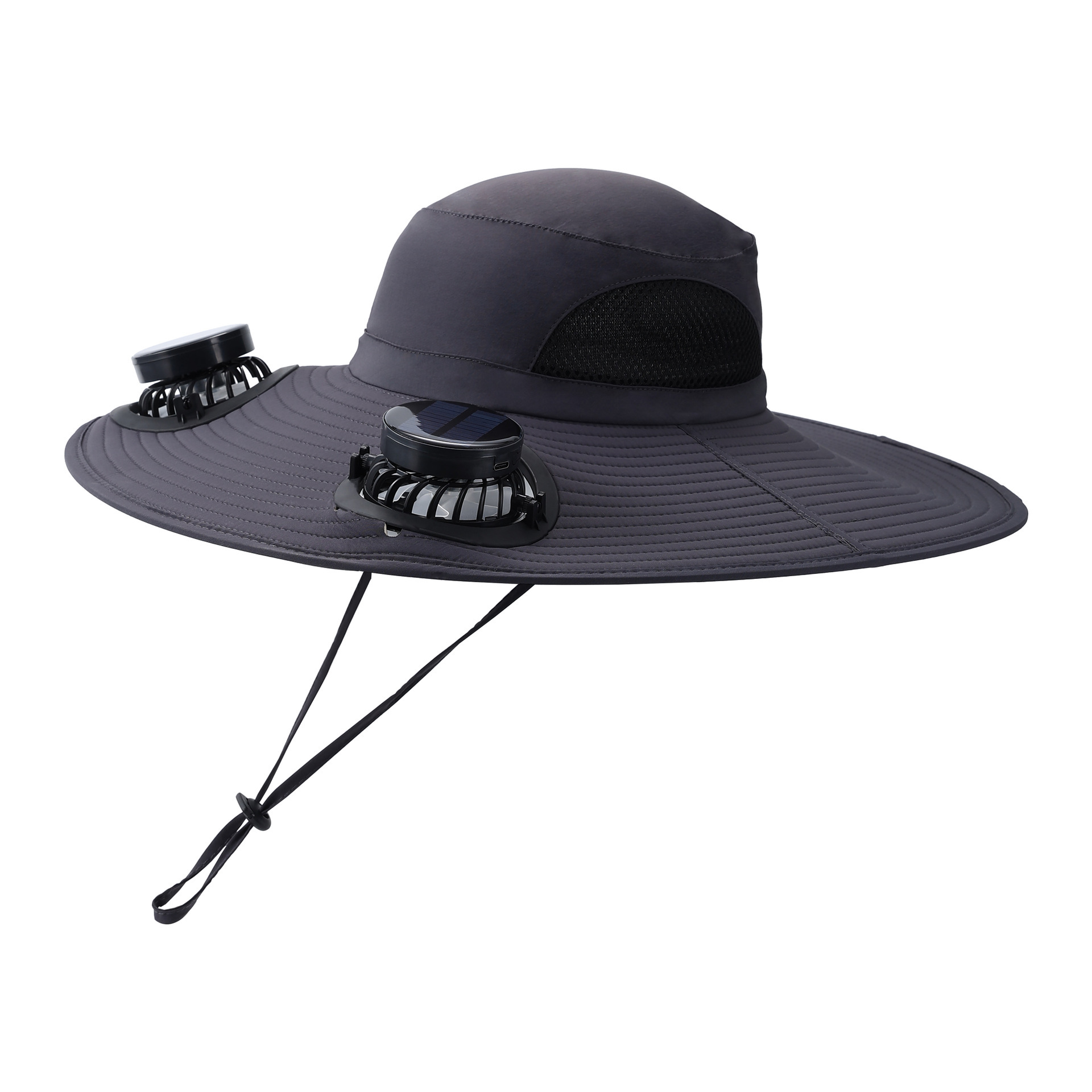 UV Protection Double Solar Fan Hat