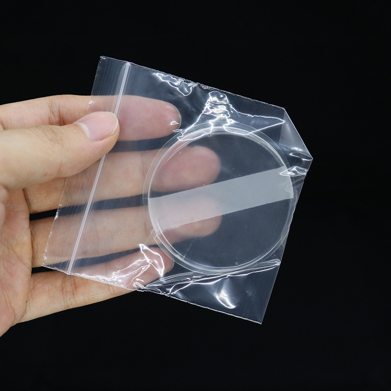 Round Transparent Silicone Puff