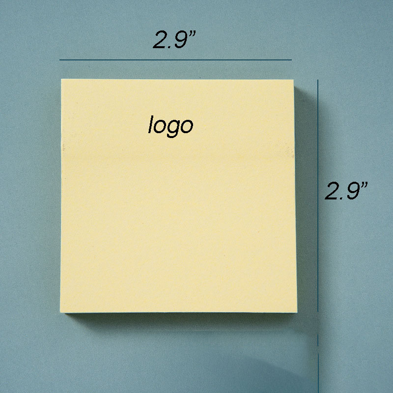 Vibrant Adhesive Notes - 3" x 3" - 100 Sheet