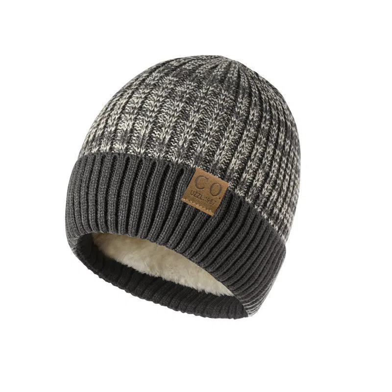 Double Layer Fleece Winter Beanie