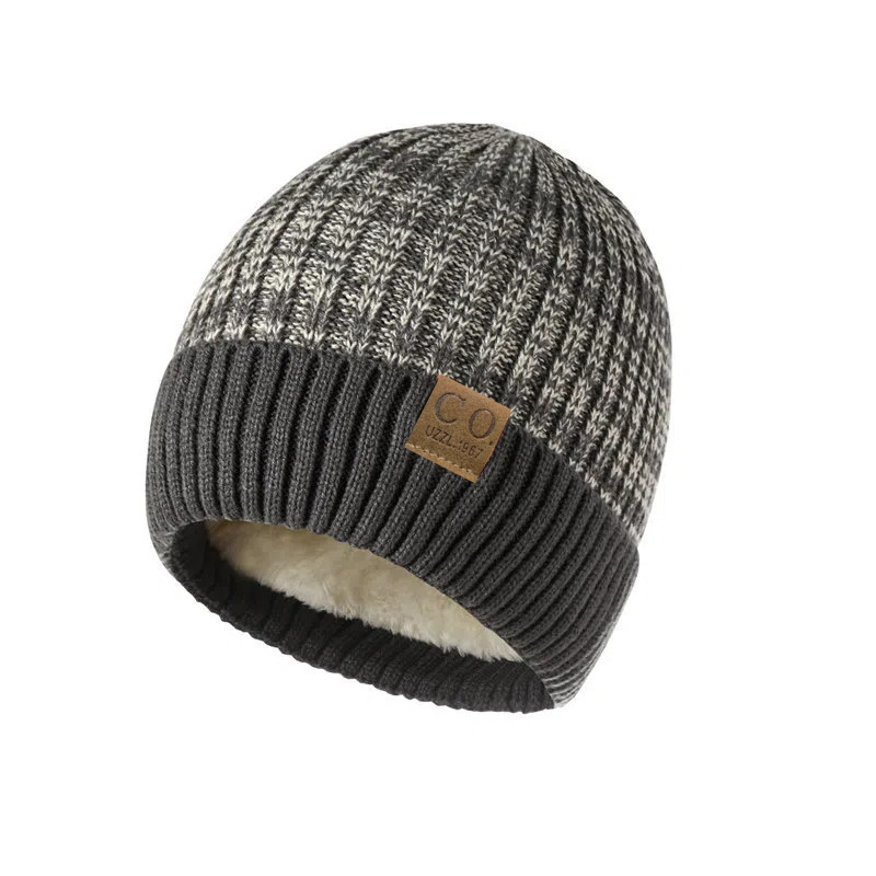 Double Layer Fleece Winter Beanie