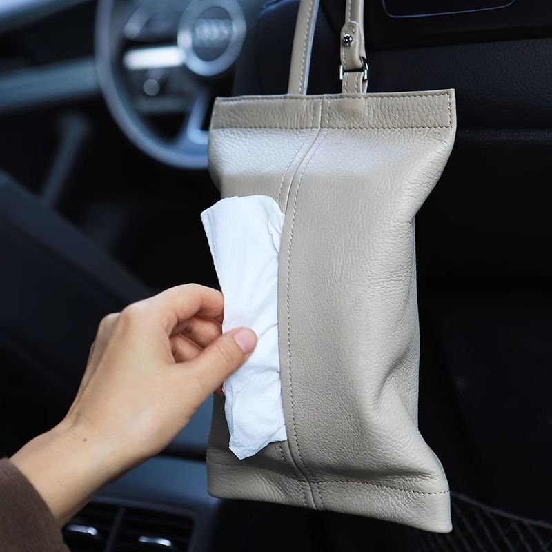 PU Car Hanging Tissue Holder