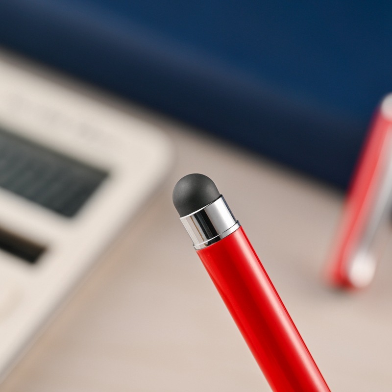 Metal Ballpoint Pen With Stylus