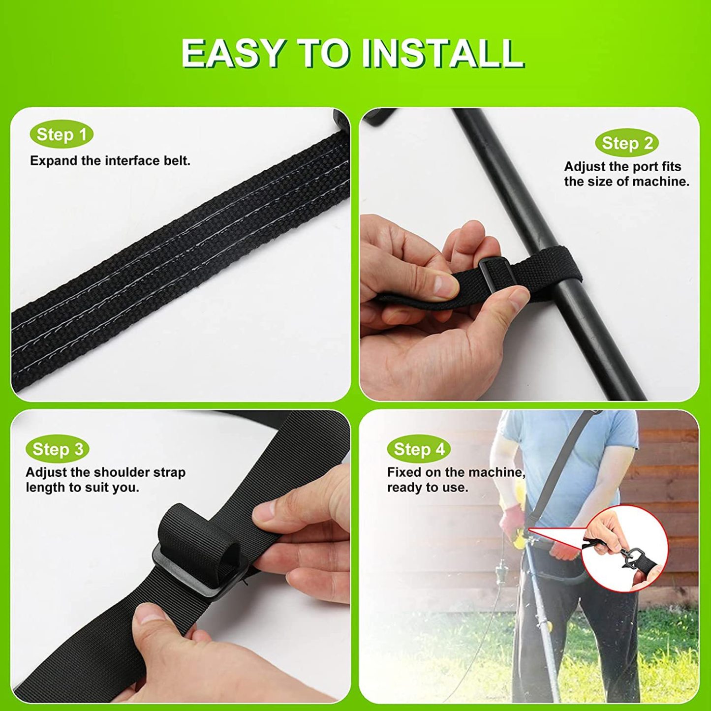 Nylon Lawn Mower Shoulder Strap