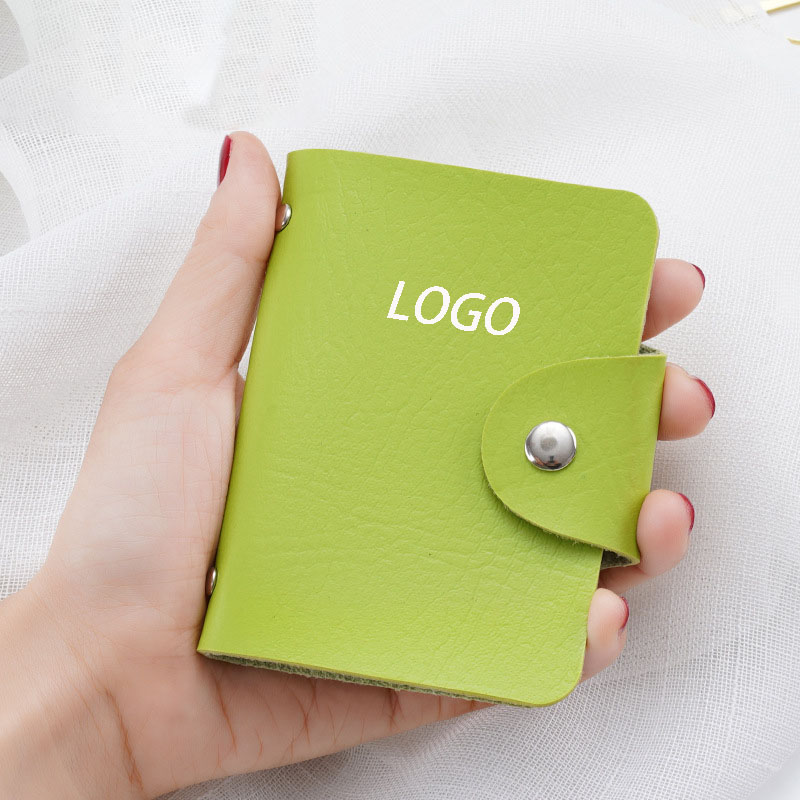 PU Leather RFID Blocking Card Holder