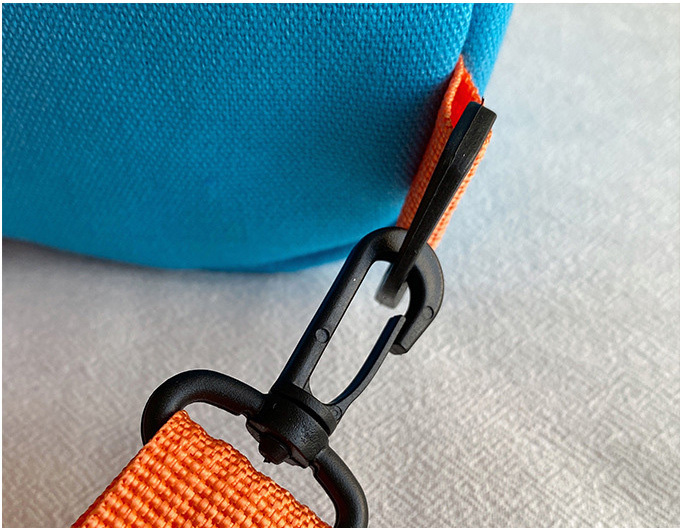 Two-Tone Mini Canvas Backpack-8.6"x3.5"x 5.5"