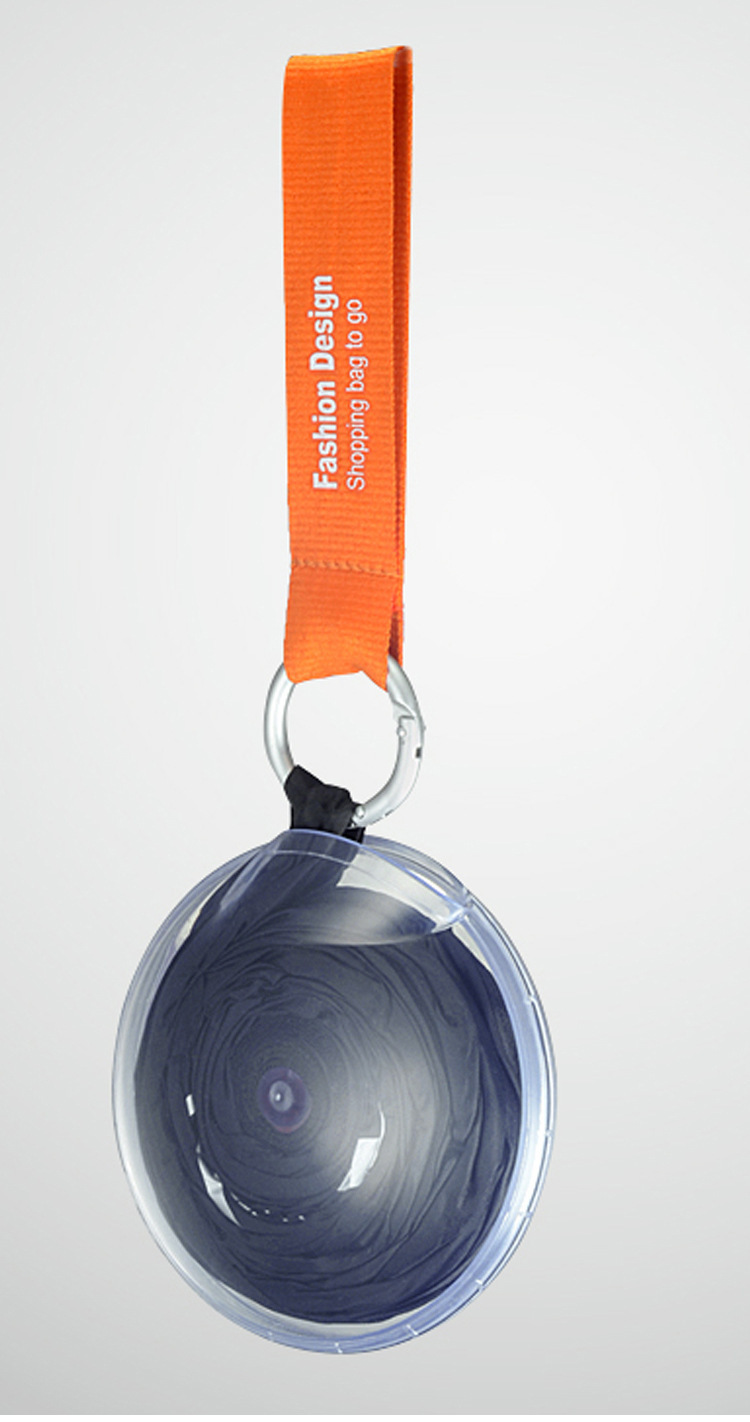 Foldable Keychain Shopping Bag-12.9"x15.7"x 3.9"