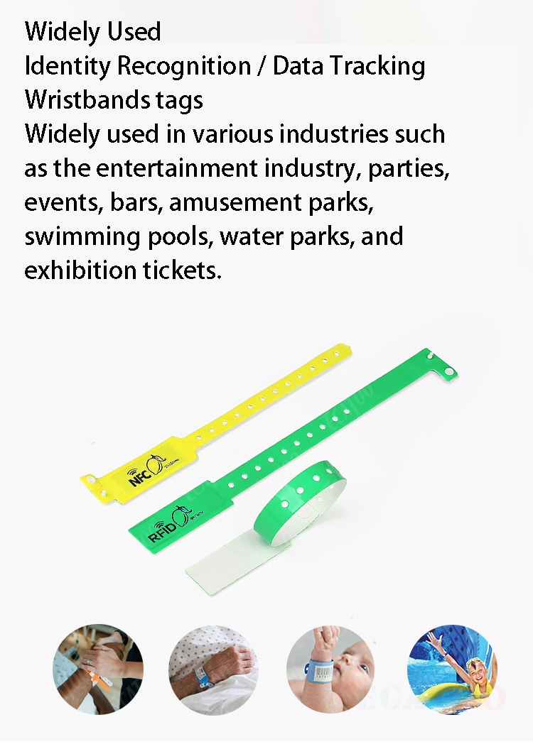 Full Color Disposable PVC Wristband