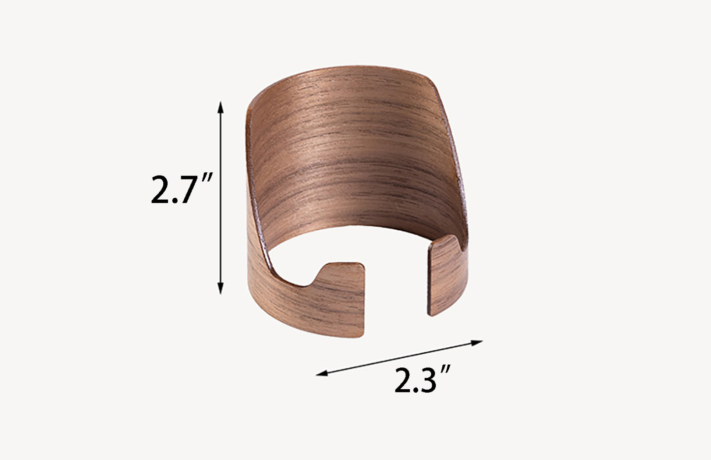 Black Walnut Desktop Tablet Holder