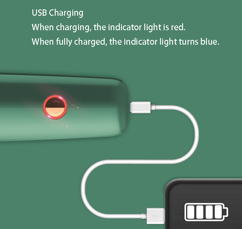 USB Charging Portable Hair Straightener Brush